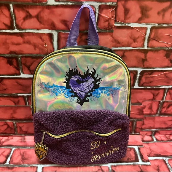 Disney Descendants Holographic Backpack with Purple Accents main image 8